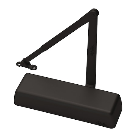 Yale Commercial Non Hold Open Tri Mount Door Closer 690 Painted Dark Bronze Finish 5801690